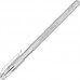 Ручка гелевая неавтоматическая Crown белая (толщина линии 0.5 мм)