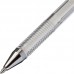 Ручка гелевая неавтоматическая Crown белая (толщина линии 0.5 мм)