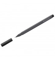 Ручка капиллярная Faber-Castell "Grip Finepen" черная, 0,4мм, трехгранная