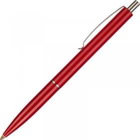 Ручка шариковая автоматическая Schneider K15 синяя (красный корпус, толщина линии 0.5 мм)