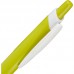 Ручка шариковая автоматическая Attache Sun Flower синяя (зеленый корпус, толщина линии 0.5 мм)