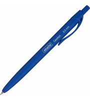 Ручка шариковая автоматическая Attache Comfort синяя корпус soft touch (толщина линии 0.5 мм)