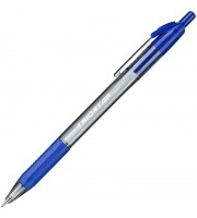 Ручка шариковая автоматическая Unomax (Unimax) Glide Trio RT GP Steel синяя (толщина линии 0.5 мм)
