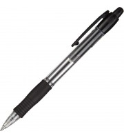 Ручка шариковая автоматическая Pilot BPGP-10R-F черная (толщина линии 0.22 мм)