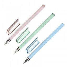 Ручка шариковая неавтоматическая в ассортименте Bruno Visconti PointWrite Zefir синяя (корпус в ассо ...