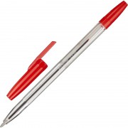 Ручка шариковая неавтоматическая Attache Economy Elementary красная (толщина линии 0.5 мм)