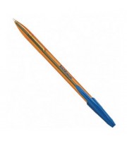 Ручка шариковая ERICH KRAUSE R-301 Amber, оранжевый корпус, синий