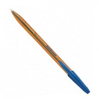 Ручка шариковая ERICH KRAUSE R-301 Amber, оранжевый корпус, синий