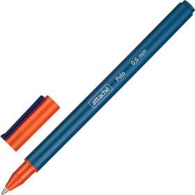 Ручка шариковая неавтоматическая Attache Polo синяя (толщина линии 0.6 мм)
