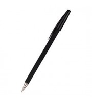Ручка шариковая EXP. COMPL. Stick/Attache Style прорезин. корп., черный