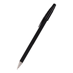 Ручка шариковая EXP. COMPL. Stick/Attache Style прорезин. корп., черный