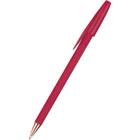 Ручка шариковая EXP. COMPL. Stick/Attache Style прорезин. корп., красный