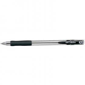 Ручка шариковая UNI Lakubo SG-100 (05), с резин. держателем, 0,5мм, черный