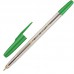 Ручка шариковая неавтоматическая Attache Corvet зеленая (толщина линии 0.7 мм)