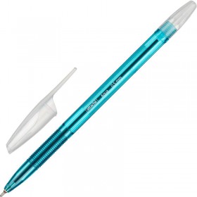 Ручка шариковая неавтоматическая Attache Aqua синяя (толщина линии 0.5 мм)