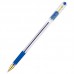 Ручка шариковая неавтоматическая MunHwa MC Gold синяя (толщина линии 0.3 мм)