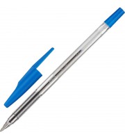 Ручка шариковая неавтоматическая Attache Slim синяя (толщина линии 0.5 мм)