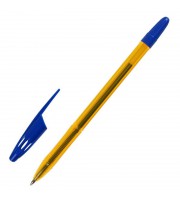 Ручка шариковая неавтоматическая Attache 555 синяя (толщина линии 0.7 мм)