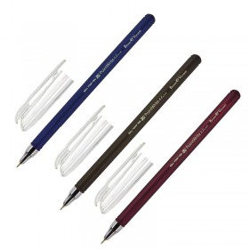 Ручка шариковая неавтоматическая в ассортименте Bruno Visconti PointWrite Original синяя (толщина ли ...