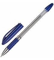 Ручка шариковая неавтоматическая Attache синяя (толщина линии 0.7 мм)