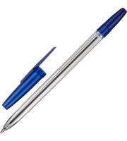 Ручка шариковая неавтоматическая Attache Оптима синяя (толщина линии 0.7 мм)