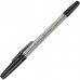 Ручка шариковая неавтоматическая Attache Corvet черная (толщина линии 0.7 мм)
