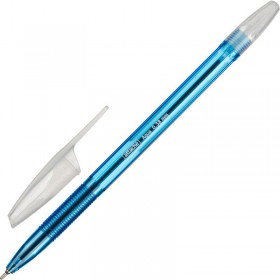 Ручка шариковая неавтоматическая Attache Aqua синяя (толщина линии 0.38 мм)