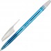 Ручка шариковая неавтоматическая Attache Aqua синяя (толщина линии 0.38 мм)