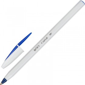 Ручка шариковая неавтоматическая Bic Cristal синяя (толщина линии 0.32 мм)