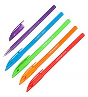 Ручка шариковая неавтоматическая в ассортименте Unomax (Unimax) EECO синяя (толщина линии 0.5 мм)