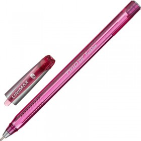 Ручка шариковая неавтоматическая Unomax (Unimax) Trio DC Fashion розовая (толщина линии 0.7 мм)