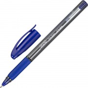 Ручка шариковая неавтоматическая Attache Glide Trio Grip синяя (толщина линии 0.5 мм)