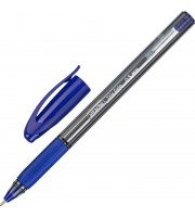 Ручка шариковая неавтоматическая Attache Glide Trio Grip синяя (толщина линии 0.5 мм)