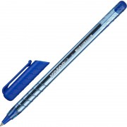 Ручка шариковая неавтоматическая Kores K1 синяя (толщина линии 0.5 мм)