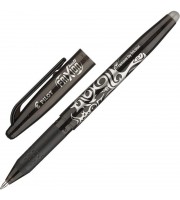 Ручка гелевая со стираемыми чернилами Pilot Frixion черная (толщина линии 0,35 мм)