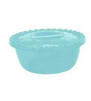 Салатник Idea пластиковый голубой/зеленый 3 л (артикул производителя М 1316)