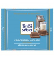 Шоколад Ritter Sport молочный с альпийским молоком 100 г