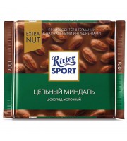 Шоколад Ritter Sport молочный с цельным миндалем 100 г