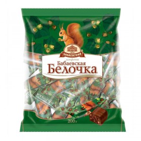 Конфеты шоколадные Бабаевский Белочка 200 г