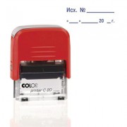 Штамп стандартный Исх. № и дата Colop Printer C20 3.4