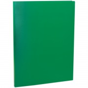 Папка с пружинным cкоросшивателем OfficeSpace, 15мм, 500мкм, зеленая