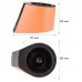 Скрепочница Attache Selection магнитная пластиковая круглая оранжевая с 50 скрепками 28 мм