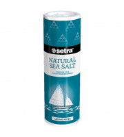 Соль Setra морская натуральная мелкая йодированная в солонке 250 г