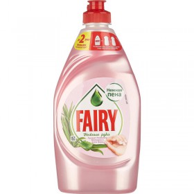Средство для мытья посуды Fairy Нежные руки Аромат Розового Жасмина и Алоэ Вера 0.45 л