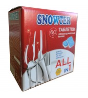 Таблетки для посудомоечных машин SNOWTER 60шт/уп.