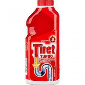 Средство для прочистки труб Tiret Turbo гель 0.5 л