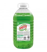 Средство для мытья посуды Velly light зеленое яблоко, 5кг