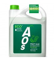 Средство для мытья посуды AOS ЭКО с Фруктовыми кислотами 4800гр