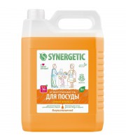 Средство для мытья посуды Synergetic Антибактериальное Сочный Апельсин 5л