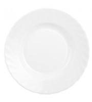 Тарелка суповая Luminarc Трианон стеклянная белая 225 мм (артикул производителя H4123/N5016)